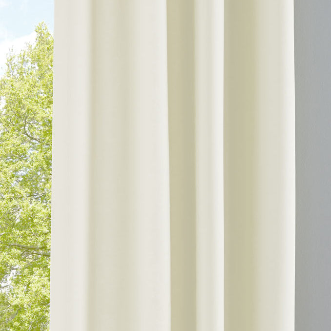 Vorhang Blickdicht Gardine Matt Lichtdurchlässig »PALERMO« mit Ösen und Raffhalter Dekoschal 10000265 Creme HxB 245x140 cm Vorhang 10000265creme | girdinenbox.com