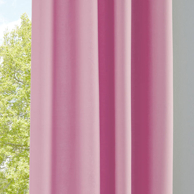 Vorhang Blickdicht Gardine Matt Lichtdurchlässig »PALERMO« mit Ösen und Raffhalter Dekoschal 10000265 Rosa HxB 245x140 cm Vorhang 10000265rosa | girdinenbox.com