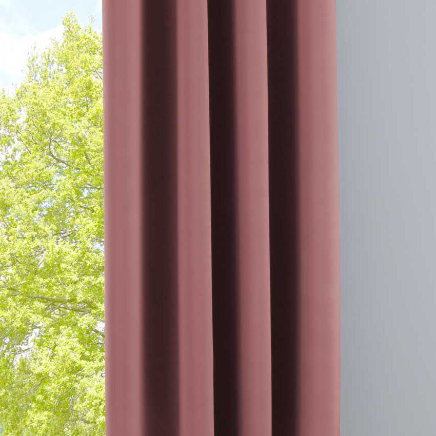 Vorhang Blickdicht »NewYork« 1er-Pack Thermo-Gardine Verdunkelungsvorhang Blackout Ösen schalldämmend UV-Schutz Raffhalter 201920600 Altrosa HxB 225x140 cm Vorhang 201920600altrosa | girdinenbox.com