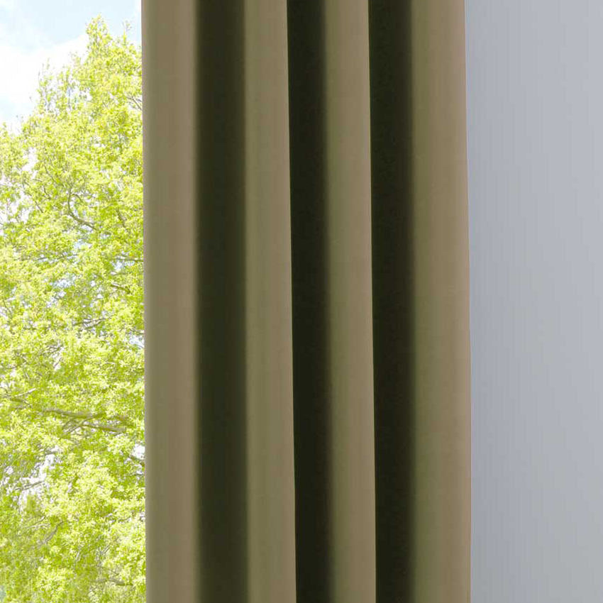 Vorhang Blickdicht »NewYork« 1er-Pack Thermo-Gardine Verdunkelungsvorhang Blackout Ösen schalldämmend UV-Schutz Raffhalter 201920600 Oliv HxB 225x140 cm Vorhang 201920600oliv | girdinenbox.com