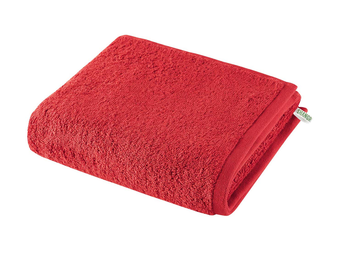 Frottee Waschlappen Handtuch Saunatuch »Montreal« 100% Bio Baumwolle 500 g/m² Nachhaltig Rot Handtuch 50x100 cm Frottee 2020102rot_7d4c86d9-a679-45ac-96ad-ce55de15a642 | girdinenbox.com