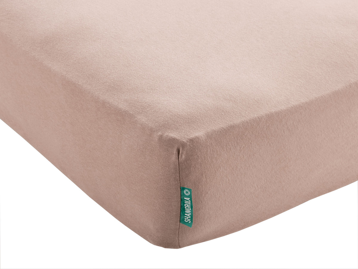 Spannbettlaken »Bremen« Bettlaken Bio Baumwolle Hautfreundlich für Boxpringbetten Matratzen bis 30 cm Höhe 202093 Taupe BxL+H 140x200+30 cm Bettwäsche 202093taupe | girdinenbox.com
