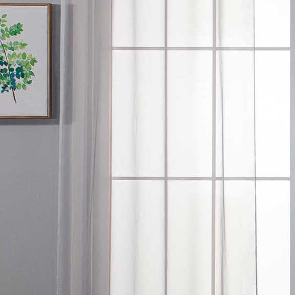 Ösenvorhang Transparent »Uni« Gardine Stores Vorhang Ösen Bleibandabschluß Wohnzimmer 20332-cn