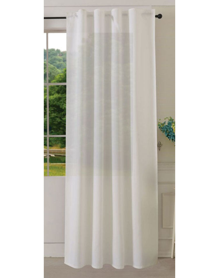 Vorhang Schal verdeckte Schlaufen >>Cationic<< blickdicht Leinen Optik natura seidenmatt (HxB) Landhaus Stil 20440 Natur Vorhang 20440natur | girdinenbox.com