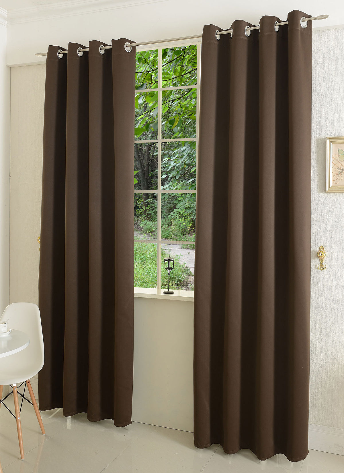 Verdunkelungsvorhang Ösen matt uni Farben blickdicht Blackout 20600 Braun 245x135 (HxB) Vorhang 20600braun_c388c92a-ec2b-4319-babc-2c625205db36 | girdinenbox.com