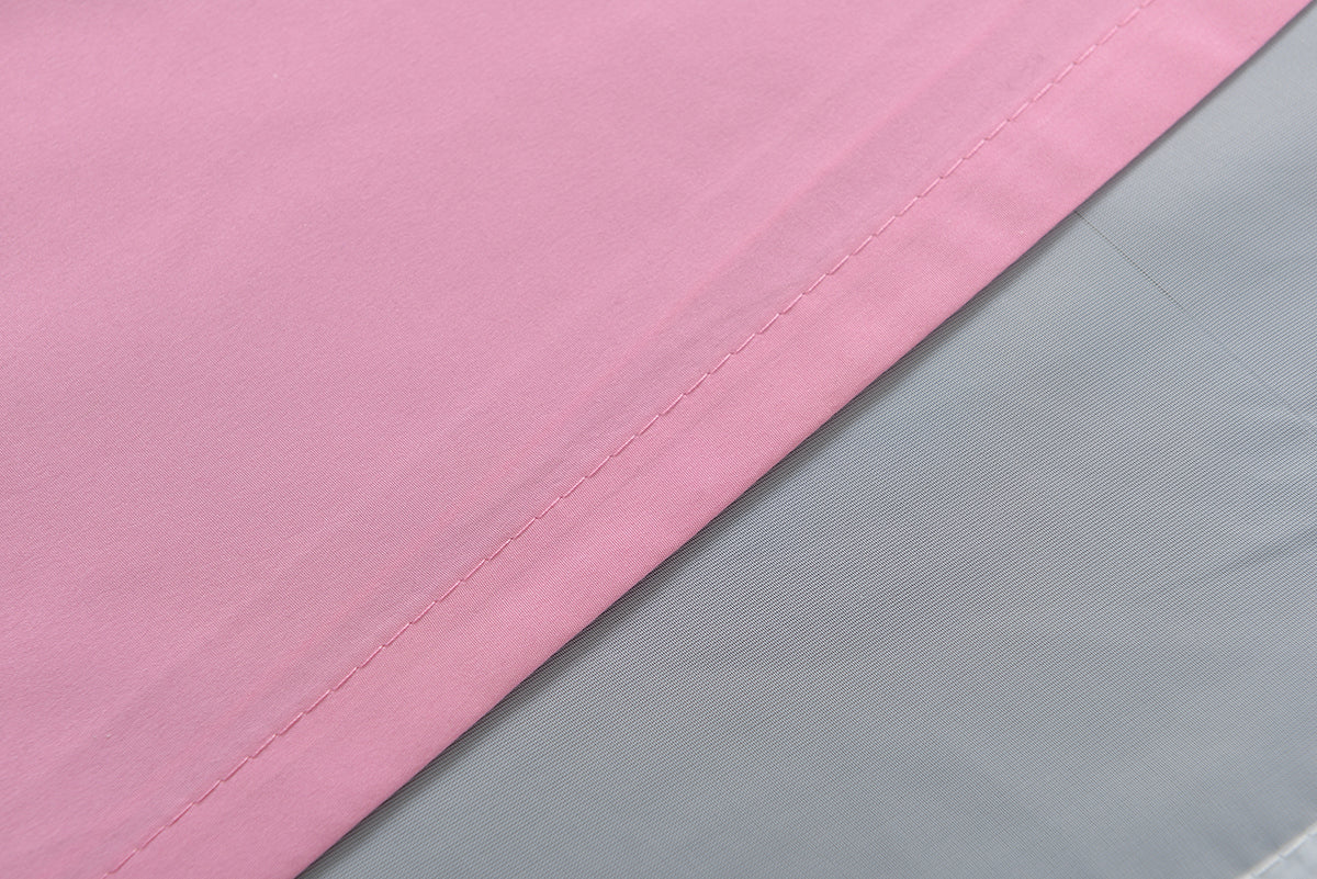 Doppel Raffrollo Palma Microsatin matt Voile Faltgardinen Faltrollo Schlaufenrollo mit Universalgardinenband 20410 Raffrollo Img29948 | girdinenbox.com