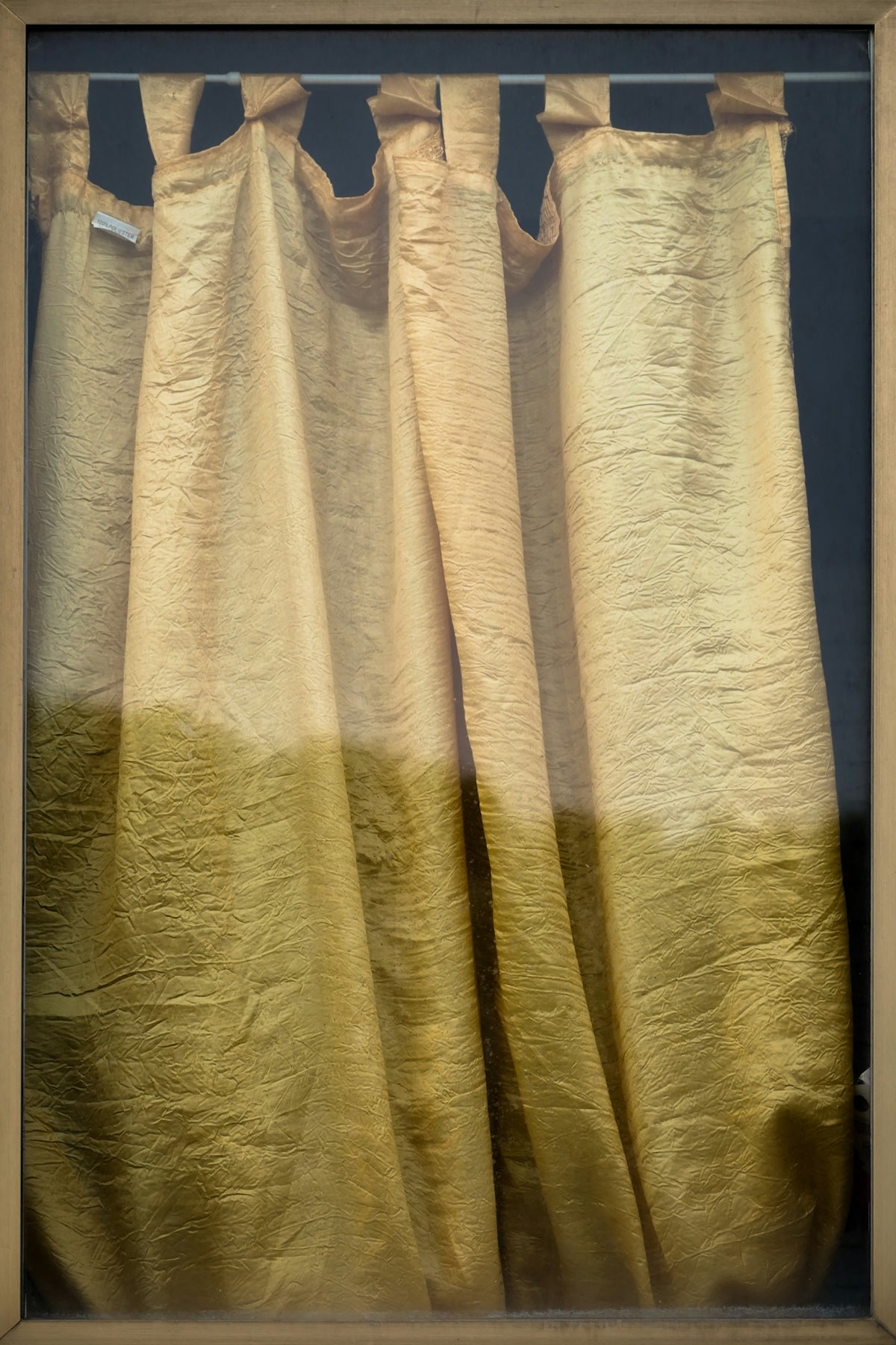 a close-up of some curtains