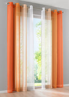 2er Pack Gardinen Vertikal Farbverlauf Druck Transparent »Modena« mit Ösen und Raffhalter, Vorhang, Dekoschal 10000183 Gardinen Set 10000183orangetoene_e6688f15-b4fc-4ccd-9aa0-0b6f973bb9ee | girdinenbox.com