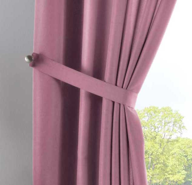 Vorhang Verdeckte Schlaufen Cationic »JENA« Blickdicht Leinen Optik Gardine Meliert Gardinenband mit Raffhalter 2019037 Vorhang 2019037_03_rosa_6bbe139f-530a-4df4-a1b0-df5de6564dde | girdinenbox.com