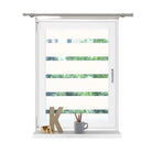 Fensterfolie selbsthaftend Sichtschutzfolie Anti-UV statische Haftung Folie selbstklebend 201916000 Folien 201916000streifen_10_cm-crop | girdinenbox.com