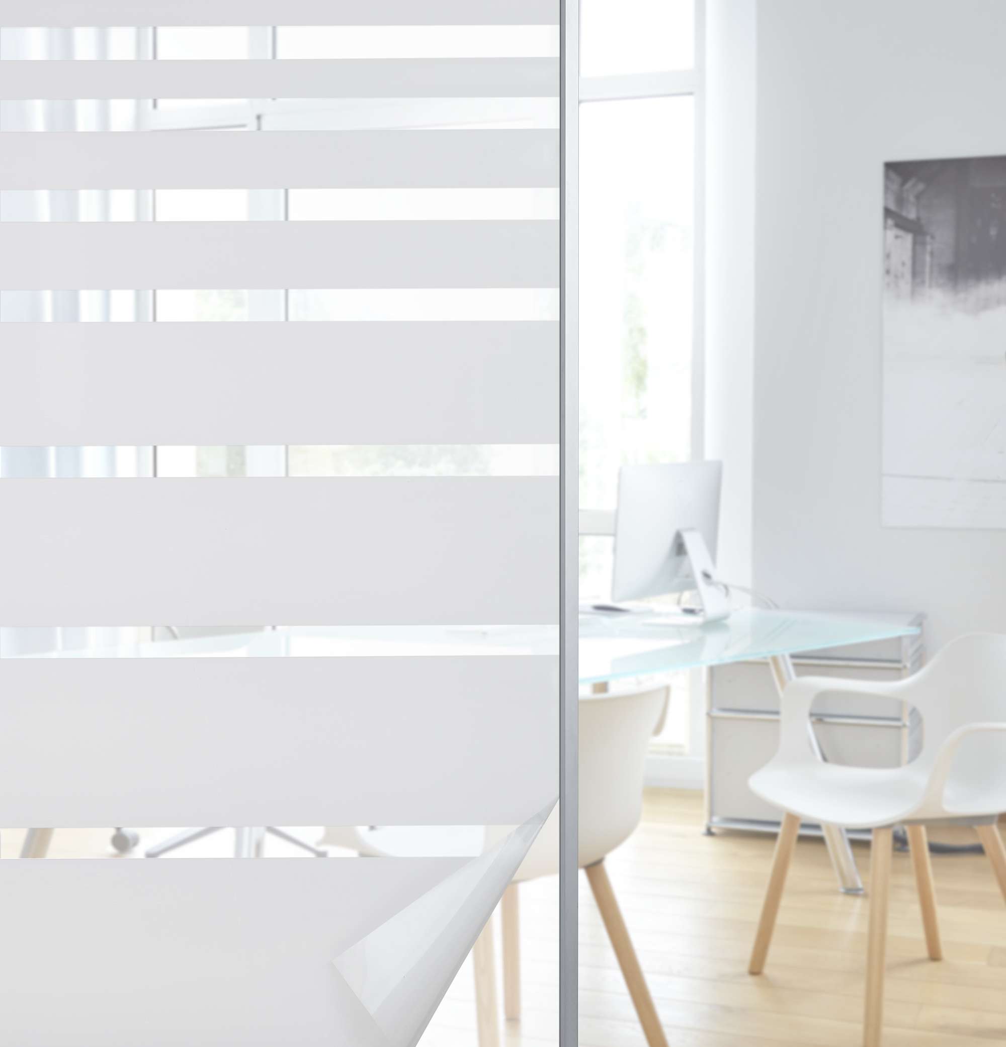 Fensterfolie selbsthaftend Sichtschutzfolie Anti-UV statische Haftung Folie selbstklebend 201916000 Streifen 67x200 cm Folien 201916000streifen_26abbdc9-35c1-4792-8545-12e9c5b68a1f | girdinenbox.com
