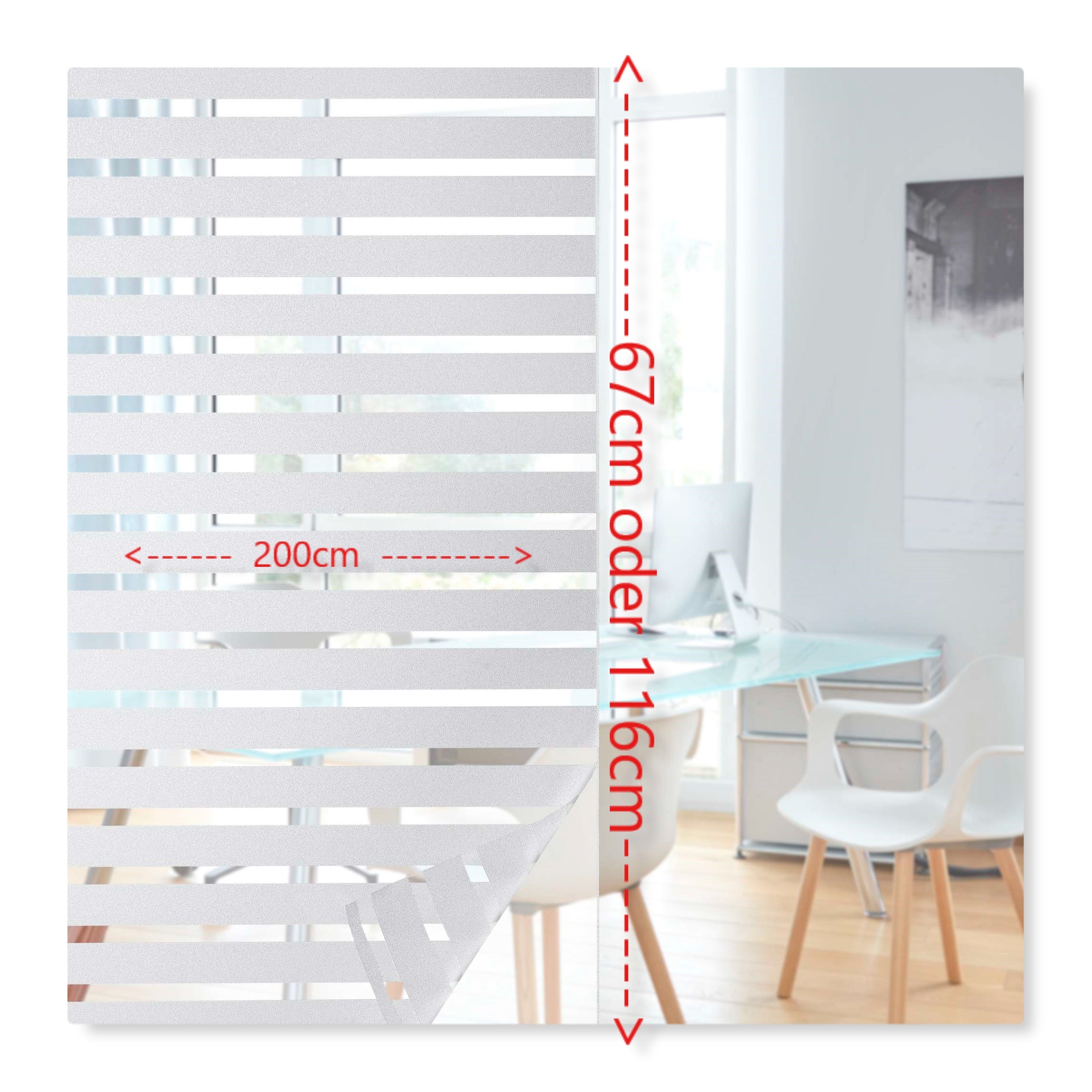 Fensterfolie selbsthaftend Sichtschutzfolie Anti-UV statische Haftung Folie selbstklebend 201916000 Folien 20191600_25mm_streifen_richtung_83db7a5f-0254-487c-a80e-aef10e4626c2 | girdinenbox.com