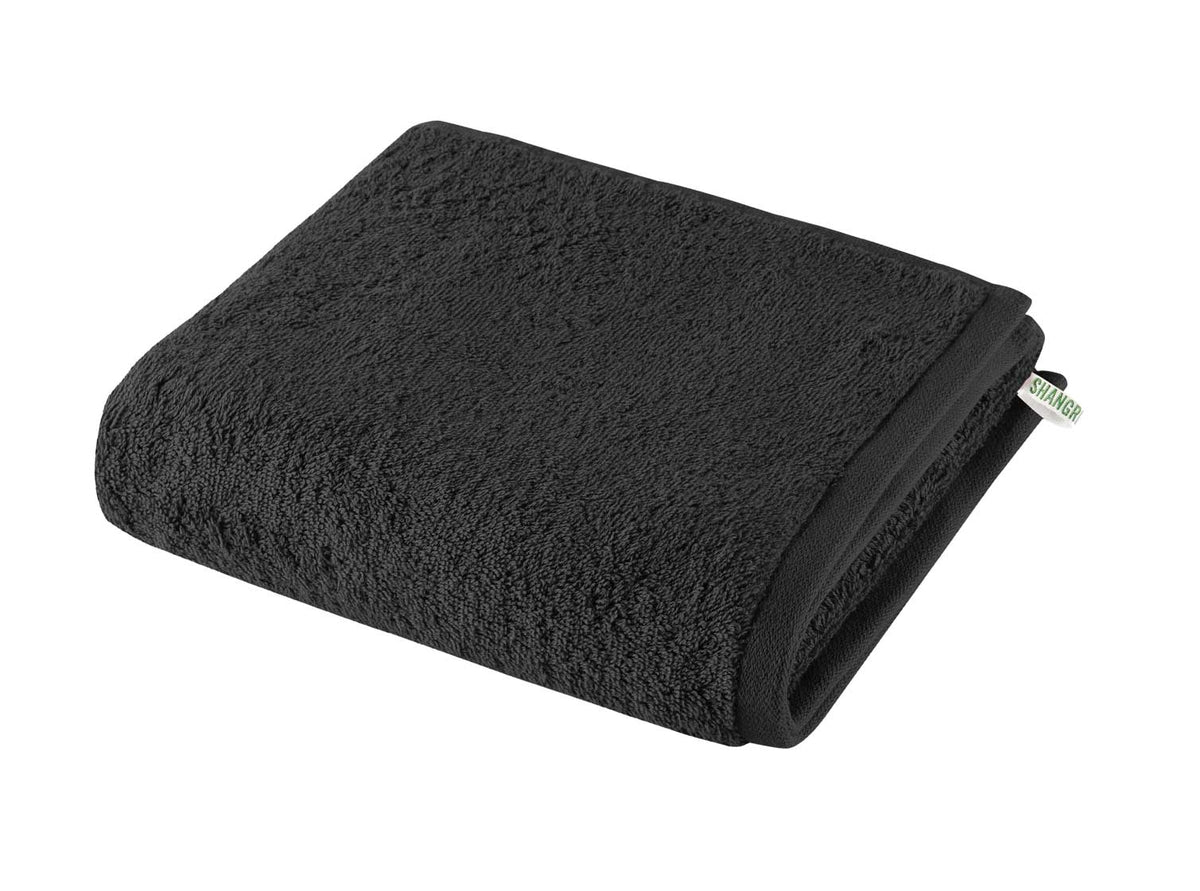Frottee Waschlappen Handtuch Saunatuch »Montreal« 100% Bio Baumwolle 500 g/m² Nachhaltig Schwarz Handtuch 50x100 cm Frottee 2020102schwarz_9f9d0e90-b350-40dd-8d8e-ef01591812df | girdinenbox.com