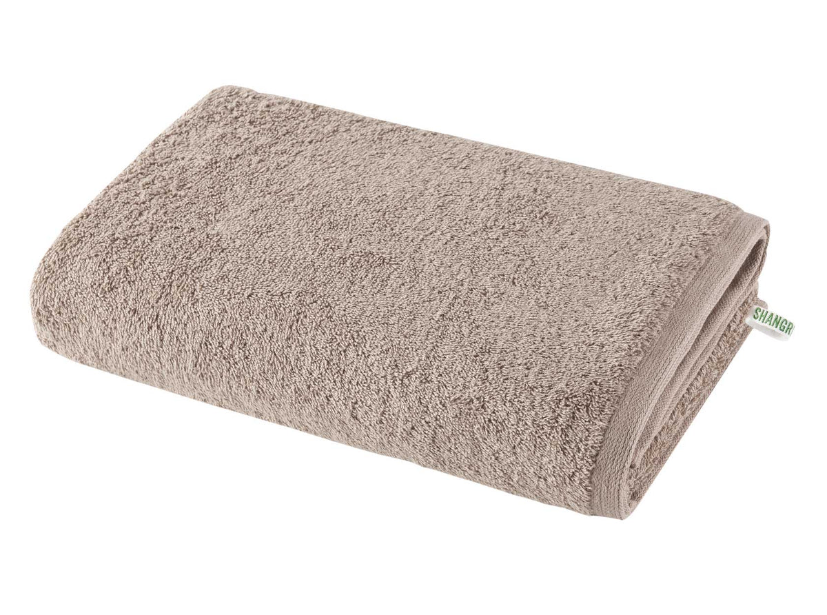 Frottee Waschlappen Handtuch Saunatuch »Montreal« 100% Bio Baumwolle 500 g/m² Nachhaltig Taupe Badetuch 70x140 cm Frottee 2020103taupe_18c04550-719f-4bdc-b3c7-84b8565db4ca | girdinenbox.com