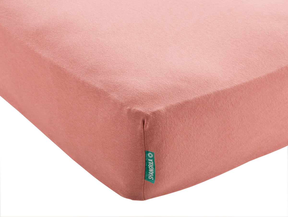 Spannbettlaken »Bremen« Bettlaken Bio Baumwolle Hautfreundlich für Boxpringbetten Matratzen bis 30 cm Höhe 202093 Altrosa BxL+H 140x200+30 cm Bettwäsche 202093altrosa | girdinenbox.com