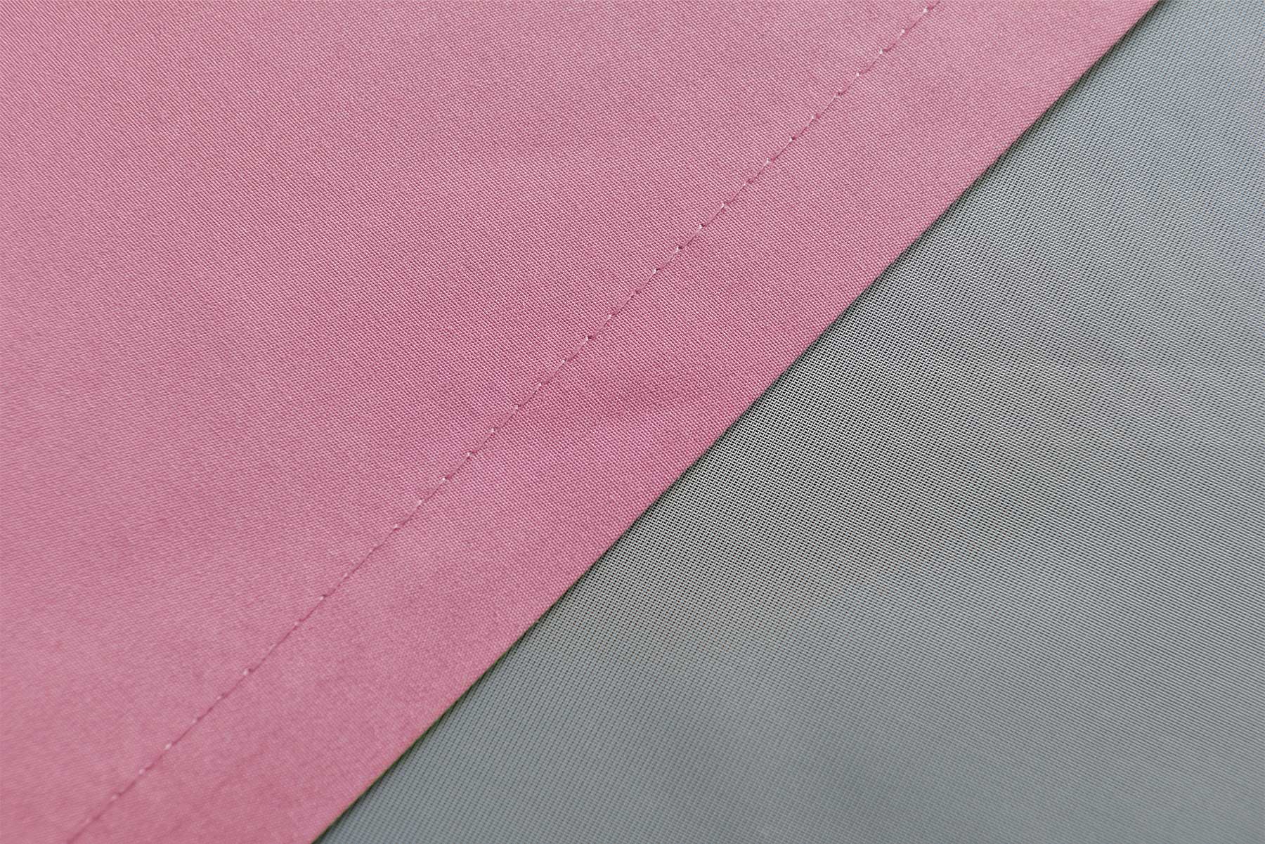 1er Set Vorhang Schal Schlaufen »Berlin« Microsatin Lichtdurchlässig Kräuselband Uni Matt 20400N Gardinenschal 20400_detail_pink_2 | girdinenbox.com
