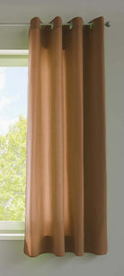 1er Set Vorhänge Schal Ösen »Berlin« Microsatin Lichtdurchlässig Uni Matt 20405N Taupe HxB 145x140 cm Vorhang 20405Ntaupe-175 | girdinenbox.com