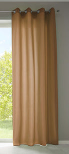 1er Set Vorhänge Schal Ösen »Berlin« Microsatin Lichtdurchlässig Uni Matt 20405N Taupe HxB 245x140 cm Vorhang 20405Ntaupe | girdinenbox.com