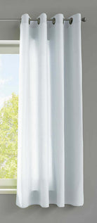 1er Set Vorhänge Schal Ösen »Berlin« Microsatin Lichtdurchlässig Uni Matt 20405N Weiß HxB 175x140 cm Vorhang 20405Nweiss-175_3a2db5d3-ef4f-4dfe-a19a-414d9abb78bf | girdinenbox.com
