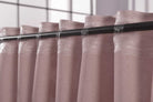 Vorhang Schal verdeckte Schlaufen >>Cationic<< blickdicht Leinen Optik natura seidenmatt (HxB) Landhaus Stil 20440 Vorhang 20440-altrosa-6 | girdinenbox.com
