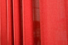 Vorhang Schal verdeckte Schlaufen >>Cationic<< blickdicht Leinen Optik natura seidenmatt (HxB) Landhaus Stil 20440 Vorhang 20440_Rot_3 | girdinenbox.com