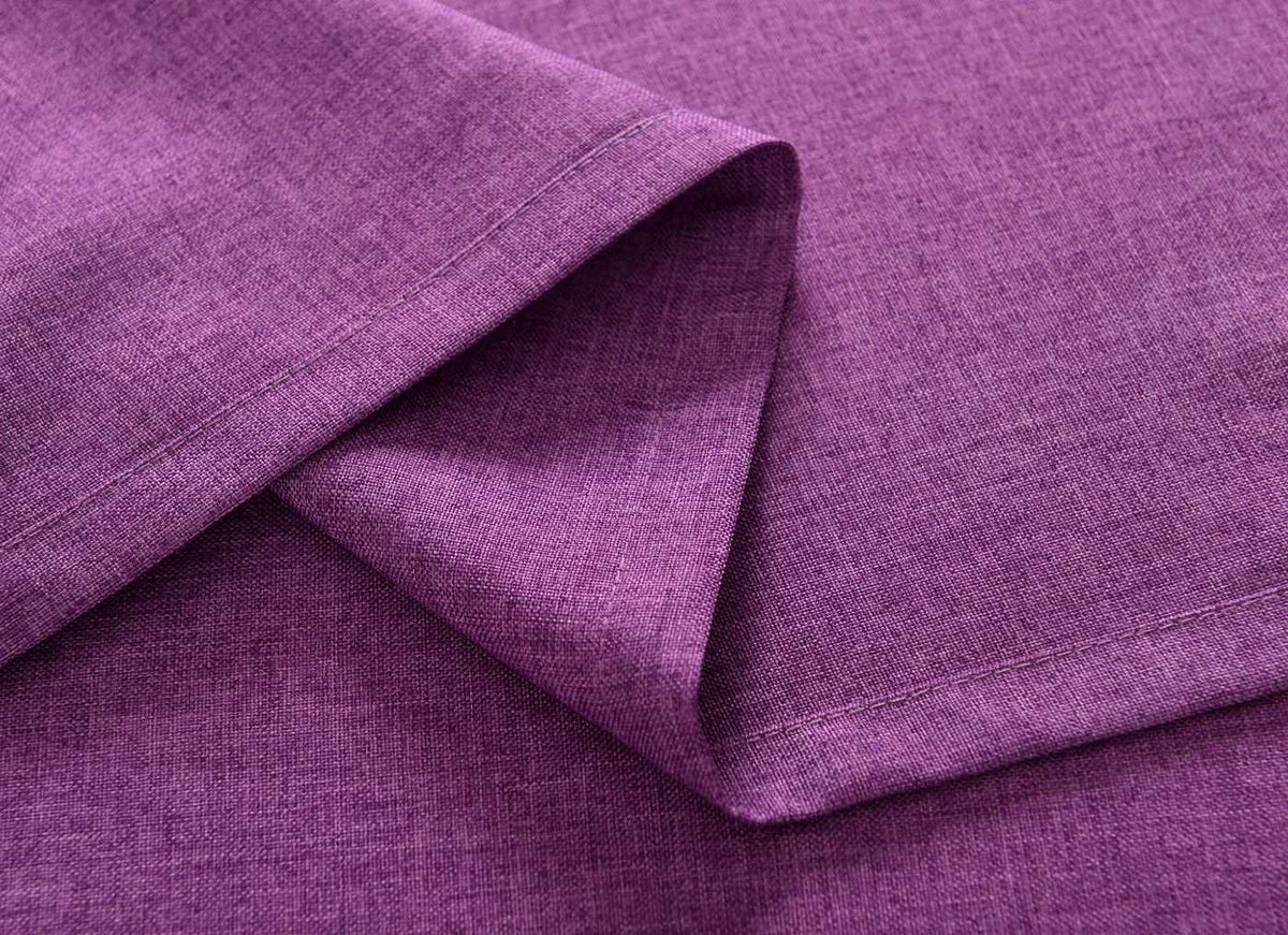 Vorhang Schal verdeckte Schlaufen >>Cationic<< blickdicht Leinen Optik natura seidenmatt (HxB) Landhaus Stil 20440 Vorhang 20440_fuchsia_2 | girdinenbox.com