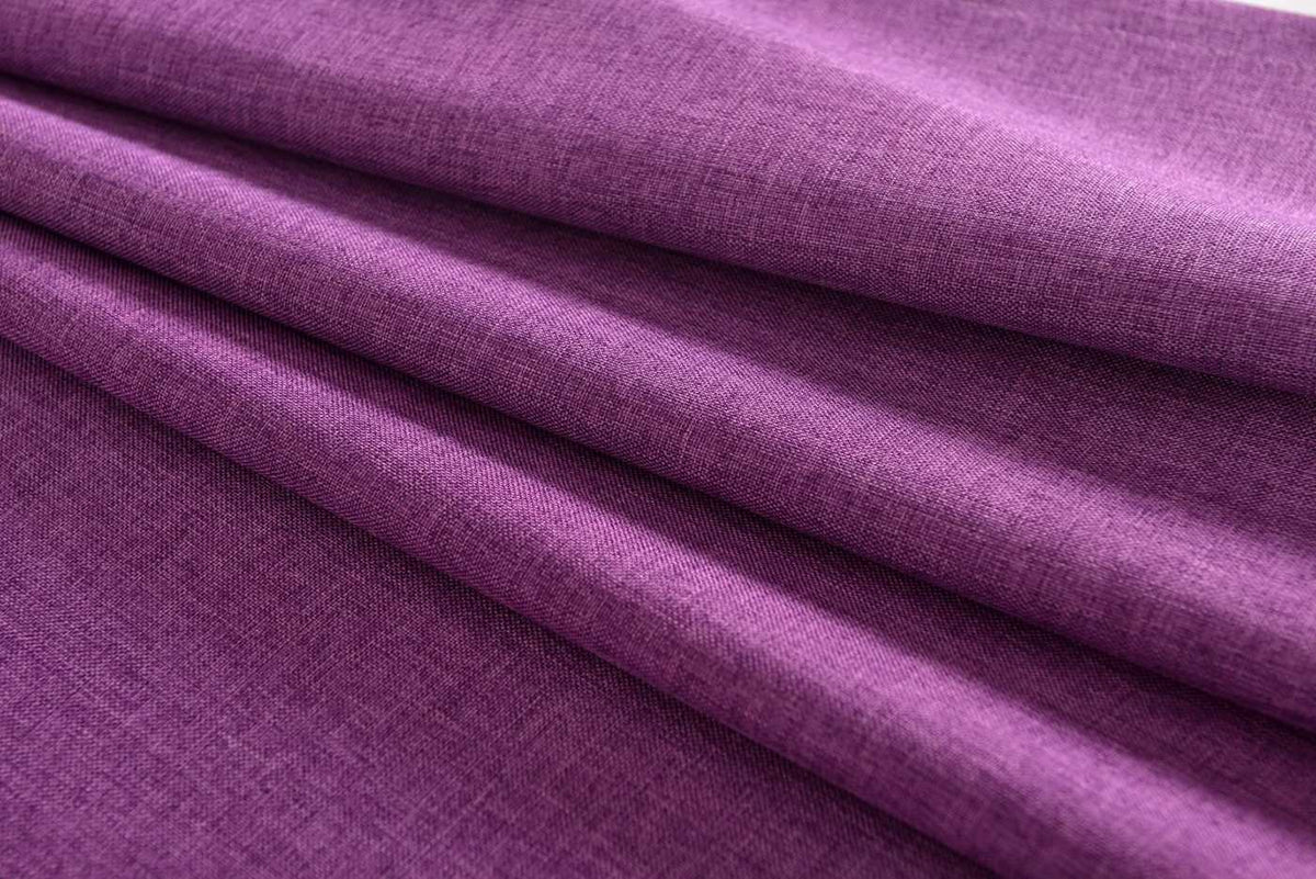 Vorhang Schal verdeckte Schlaufen >>Cationic<< blickdicht Leinen Optik natura seidenmatt (HxB) Landhaus Stil 20440 Vorhang 20440_fuchsia_5 | girdinenbox.com