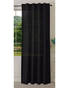 Vorhang Schal verdeckte Schlaufen >>Cationic<< blickdicht Leinen Optik natura seidenmatt (HxB) Landhaus Stil 20440 Anthrazit Vorhang 20440anthrazit | girdinenbox.com