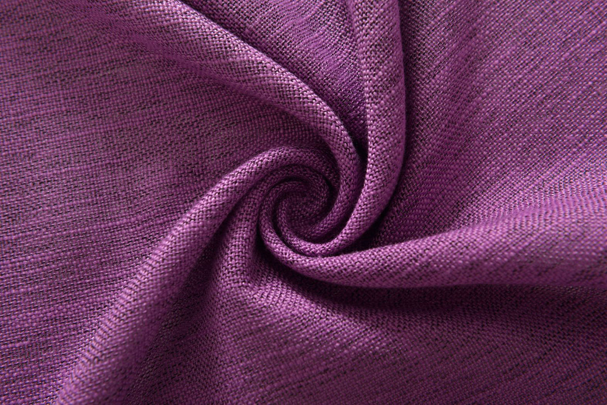 Vorhang Schal verdeckte Schlaufen >>Linene<< blickdicht Leinen Optik Natur Grobfaser (HxB) Lanhaus Stil schwere Qualität 20445 Vorhang 20445_fuchsia_2 | girdinenbox.com