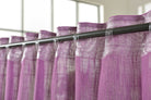 Vorhang Schal verdeckte Schlaufen >>Linene<< blickdicht Leinen Optik Natur Grobfaser (HxB) Lanhaus Stil schwere Qualität 20445 Vorhang 20445_fuchsia_7 | girdinenbox.com
