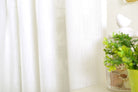 Vorhang Schal verdeckte Schlaufen >>Linene<< blickdicht Leinen Optik Natur Grobfaser (HxB) Lanhaus Stil schwere Qualität 20445 Vorhang 20445_weiss_10 | girdinenbox.com