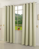 Verdunkelungsvorhang Ösen matt uni Farben blickdicht Blackout 20600 Beige 245x135 (HxB) Vorhang 20600beige | girdinenbox.com