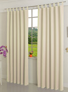 Verdunkelungsvorhag mit Schlaufen matt uni Farben aus weichfallenden blickdichten Stoff blickdicht Blackout 20610 Angora 245x135 (HxB) Vorhang 20610angora | girdinenbox.com