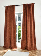 2er Set Vorhänge Chenille Jacquard »RIGA« mit Multiband-Aufhängung Luxuriöser Stil für Ihr Zuhause 2023500-2 Terrakotta Vorhang Set 47595876516104_b99222ce-e993-4130-8881-860b65008fb6 | girdinenbox.com