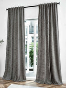 2er Set Vorhänge Chenille Jacquard »RIGA« mit Multiband-Aufhängung Luxuriöser Stil für Ihr Zuhause 2023500-2 Grau Vorhang Set 47595879465224_124e8e89-5656-466c-9883-dd2654c5061d | girdinenbox.com