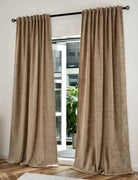 2er Set Vorhänge Chenille Jacquard »RIGA« mit Multiband-Aufhängung Luxuriöser Stil für Ihr Zuhause 2023500-2 Taupe Vorhang Set 47595888410888_f6979ff9-bd50-40f1-8bf5-b8837c28d316 | girdinenbox.com