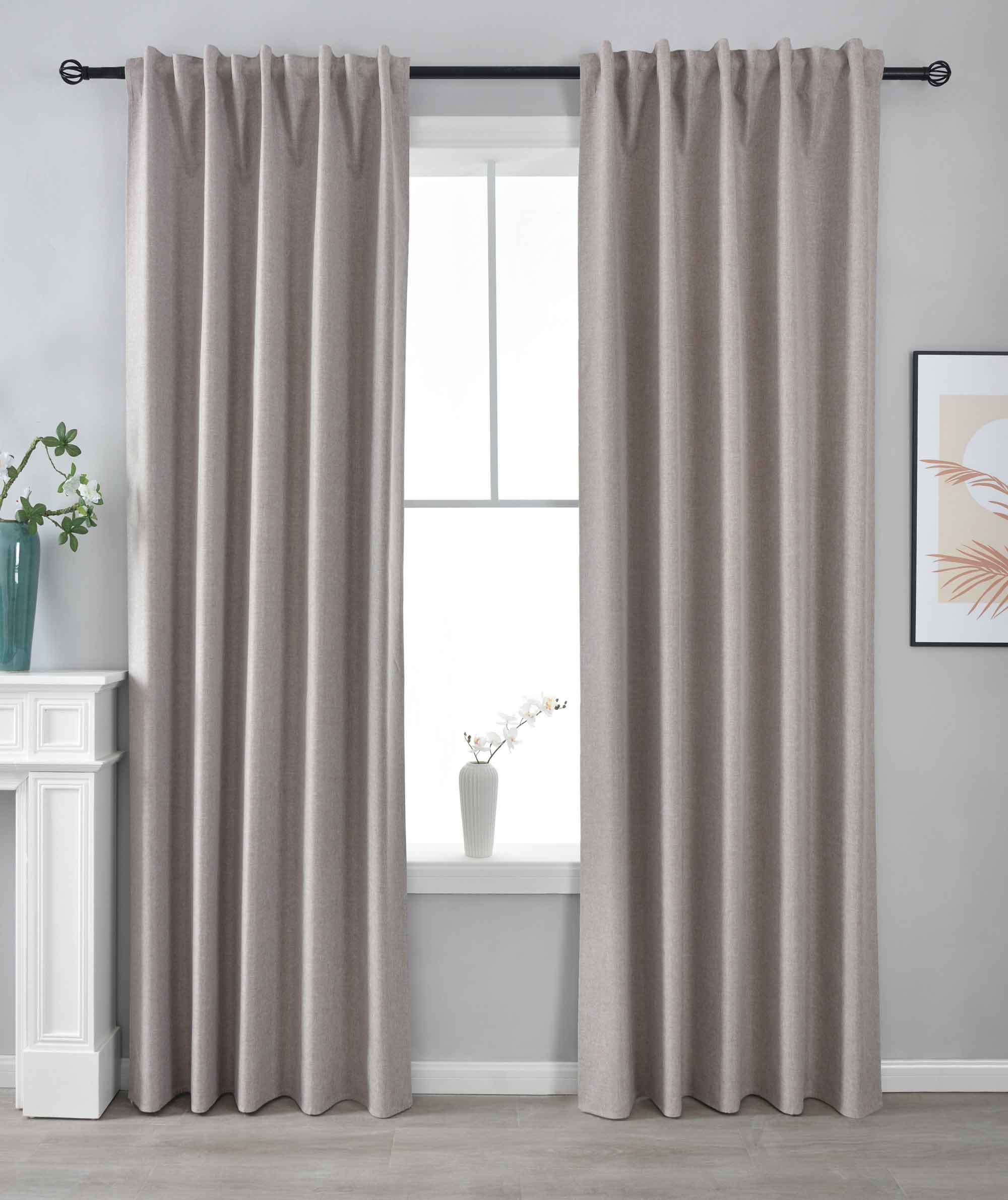 2er Set Verdunkelungsvorhänge 100% Verdunkelung »BOSTON Dark« mit Multibandaufhängung 2023600-2 Taupe HxB 245x140 cm Vorhang Set 47596040585480_57507db4-c57e-4c85-ae96-2c50a6576ef6 | girdinenbox.com