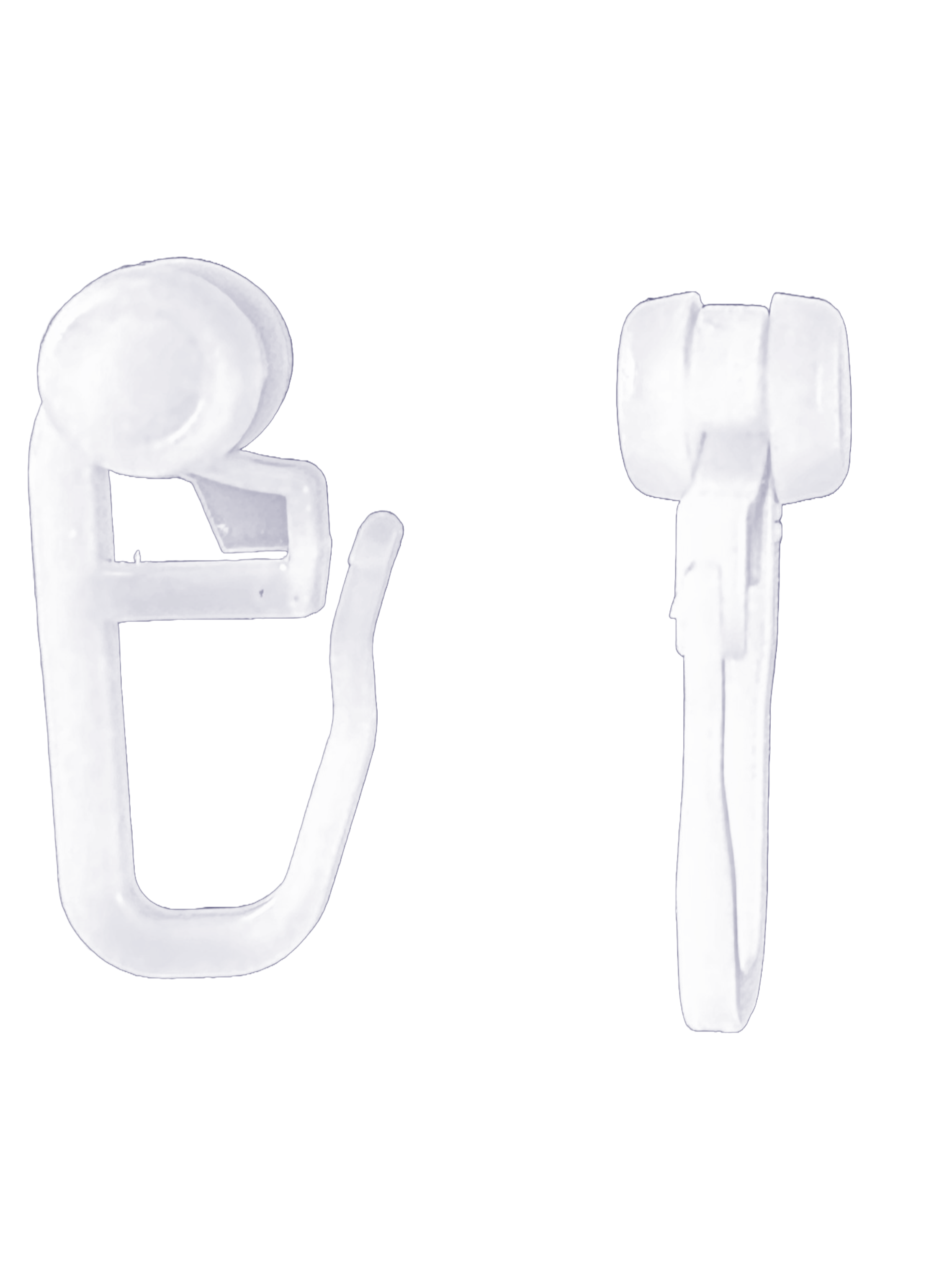100 Gardinenröllchen, Rollringe, Universalhaken, Gardinengleiter - Leise und Effiziente Gleiter für Innenlaufschienen und -stangen | Made in Germany | Ø8mm x 8mm x 27mm 20231000 Gardinen Zubehör 49340487926024_685a4140-2ba5-4ba6-b932-b7d1105592d4 | girdinenbox.com
