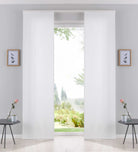 2er Pack Flächenvorhänge Schiebegardinen komplett Set Cationic blickdicht Leinen Optik natura seidenmatt Landhaus Stil 204411-2 Natur Schiebegardine Fl_chenvorh_nge_natur | girdinenbox.com