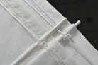 Doppel Raffrollo Palma Microsatin matt Voile Faltgardinen Faltrollo Schlaufenrollo mit Universalgardinenband 20410 Raffrollo Img29917 | girdinenbox.com