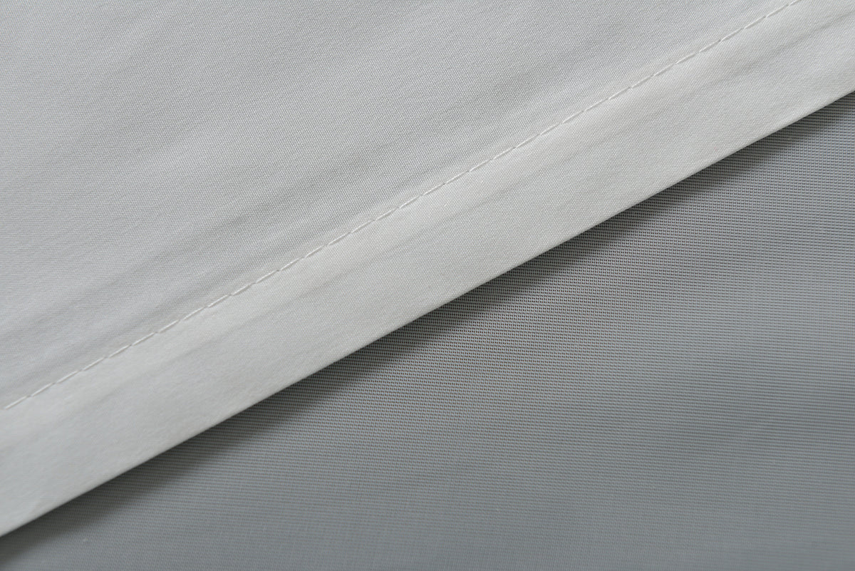 Doppel Raffrollo Palma Microsatin matt Voile Faltgardinen Faltrollo Schlaufenrollo mit Universalgardinenband 20410 Raffrollo Img29927 | girdinenbox.com