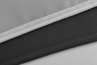Doppel Raffrollo Palma Microsatin matt Voile Faltgardinen Faltrollo Schlaufenrollo mit Universalgardinenband 20410 Raffrollo Img30003 | girdinenbox.com