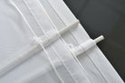 Doppel Raffrollo Palma Microsatin matt Voile Faltgardinen Faltrollo Schlaufenrollo mit Universalgardinenband 20410 Raffrollo Img30021 | girdinenbox.com
