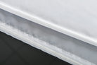 Doppel Raffrollo Palma Microsatin matt Voile Faltgardinen Faltrollo Schlaufenrollo mit Universalgardinenband 20410 Raffrollo Img30023 | girdinenbox.com