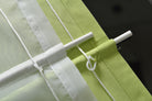 Doppel Raffrollo Palma Microsatin matt Voile Faltgardinen Faltrollo Schlaufenrollo mit Universalgardinenband 20410 Raffrollo Img35837 | girdinenbox.com