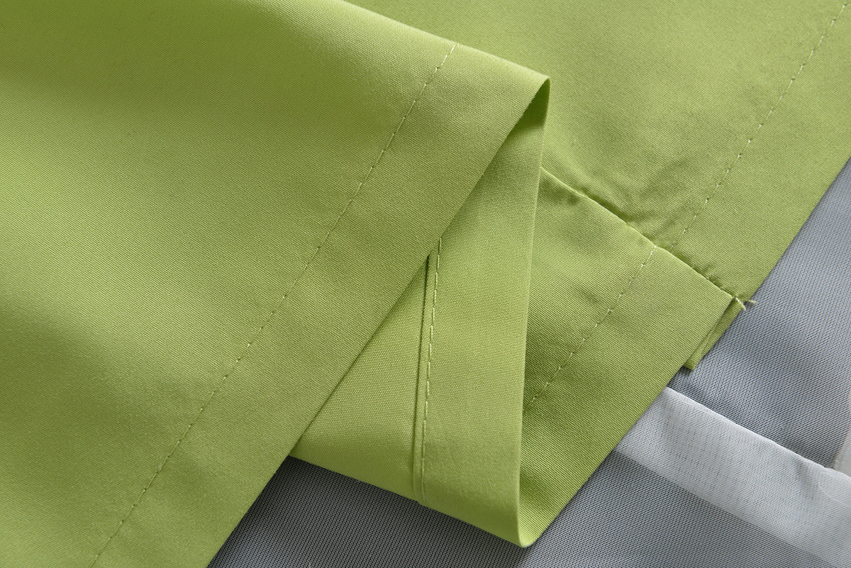 Doppel Raffrollo Palma Microsatin matt Voile Faltgardinen Faltrollo Schlaufenrollo mit Universalgardinenband 20410 Raffrollo Img35842 | girdinenbox.com