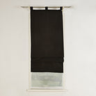 Doppel Raffrollo Palma Microsatin matt Voile Faltgardinen Faltrollo Schlaufenrollo mit Universalgardinenband 20410 Raffrollo Img36996 | girdinenbox.com