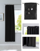 Verdunkelungsvorhang »DARK« Saugnapf Abnehmbar Reisevorhang Vorträge Vorhang 100% Verdunkelung Softshell Material Multi Aufhängung Strandhaus Vorhalle Cabana 10000335set Schwarz 1er Set HxB 200x130 cm Vorhang Verdunkelungsvorhang_DARK_Saugnapf_Abnehmbar_Reisevorhang_Vortrage_Vorhang_100_Verdunkelung_Softshell_Material_Multi_Aufhangung_Strandhaus_Vorhalle_Cabana_10000335set_-_Gardinenbox_2bc0dbb6-d3a4-4229-ac99-94e6e55138fb | girdinenbox.com