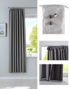 Verdunkelungsvorhang »DARK« Saugnapf Abnehmbar Reisevorhang Vorträge Vorhang 100% Verdunkelung Softshell Material Multi Aufhängung Strandhaus Vorhalle Cabana 10000335set Grau 1er Set HxB 200x130 cm Vorhang Verdunkelungsvorhang_DARK_Saugnapf_Abnehmbar_Reisevorhang_Vortrage_Vorhang_100_Verdunkelung_Softshell_Material_Multi_Aufhangung_Strandhaus_Vorhalle_Cabana_10000335set_-_Gardinenbox_d401b3fd-7616-4511-b342-b27e6e0ca2f3 | girdinenbox.com