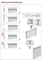 Vorhang Schal verdeckte Schlaufen >>Linene<< blickdicht Leinen Optik Natur Grobfaser (HxB) Lanhaus Stil schwere Qualität 20445 Vorhang schlaufenband_anleitung_41 | girdinenbox.com